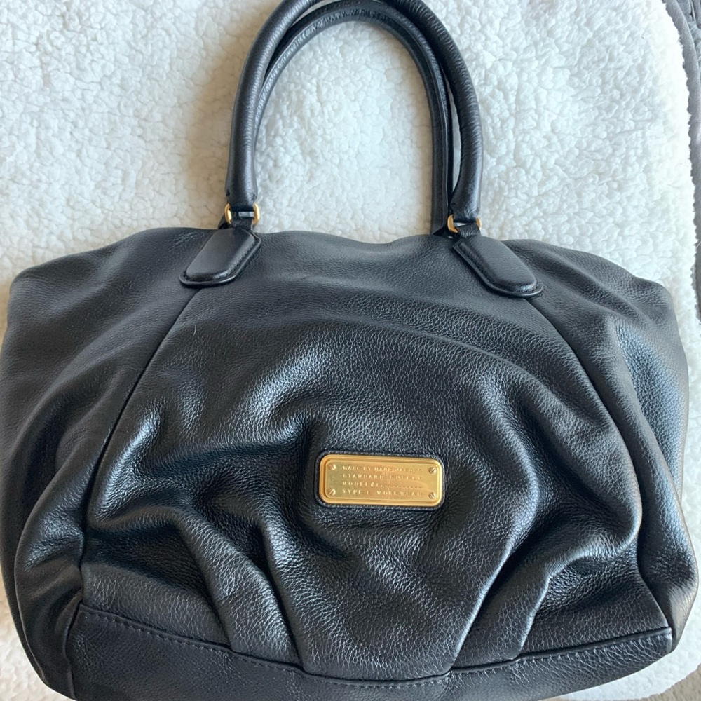 Marc by Marc Jacobs Black Satchel “Fran Q”